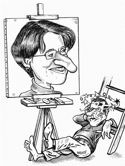 Karikatur Conny Schmitt