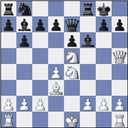 Schach-Stellung Ed. Lasker - Thomas